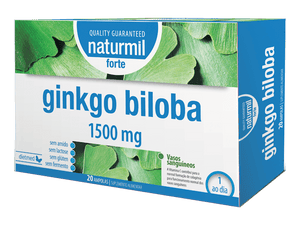 GINKGO BILOBA FORTE 20 X 15ML AMPOLAS - Celeiro da Saúde Lda