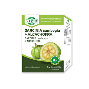 Garcinia Cambogia + Artichoke 50 Capsules - Sovex - Crisdietética