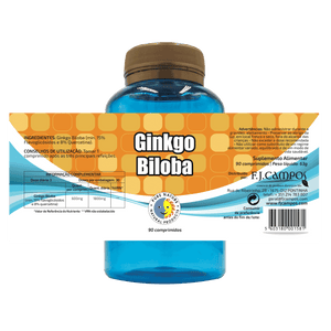 Ginkgo Biloba 90 Tabletten - Reine Natur - Crisdietética