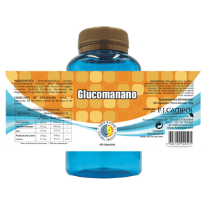 Glucomannan 48 Kapseln - Reine Natur - Crisdietética