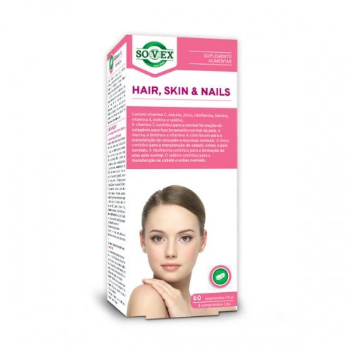 Hair, Skin & Nails 60 Comprimidos - Sovex - Crisdietética