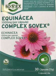 Complejo de equinácea 1000 mg - 30 cápsulas - Sovex - Chrysdietetic