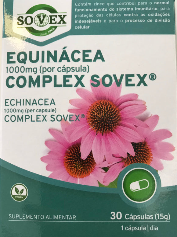 Equinacea Complex 1000mg - 30 Cápsulas - Sovex - Crisdietética