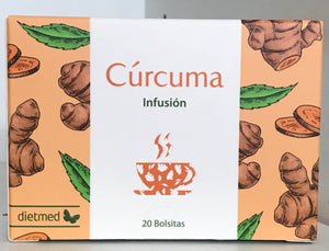 Chá de Curcuma 20 Saquetas - Dietmed - Crisdietética