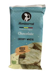 Knusprige weiße BIO-Schokolade 80gr - Montserrat - Crisdietética