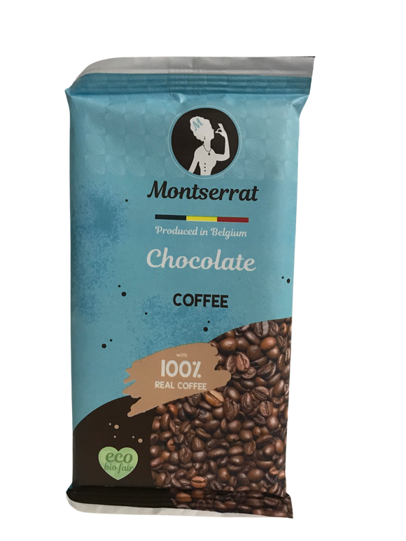 Chocolate Preto com Café BIO 80gr - Montserrat - Crisdietética