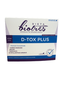 D-Tox Plus 20 ampoules - Biothree - Crisdietética