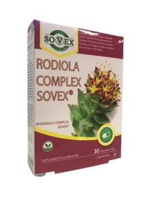 Complejo de Rhodiola 30 Cápsulas - Sovex - Crisdietética