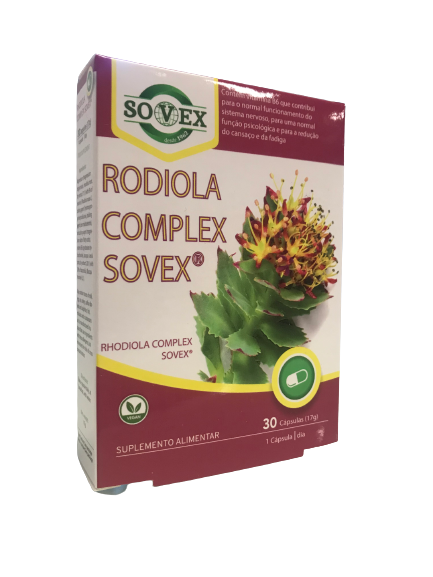 Rodiola Complex 30 Cápsulas - Sovex - Crisdietética