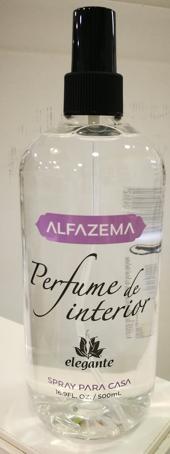 PERFUME DE INTERIOR ALFAZEMA SPRAY 500ML - ELEGANTE - Crisdietética