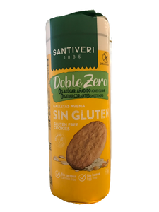 Double Zero Haferkeks ohne Gluten 190g - Santiveri - Crisdietética