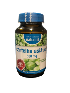 Centella Asiática 500mg 90+30 Comprimidos - Naturmil* - Crisdietética