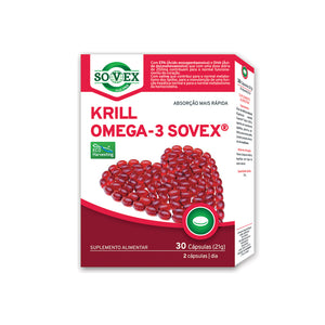 Krill Omega-3 30 Cápsulas - Sovex - Chrysdietetic