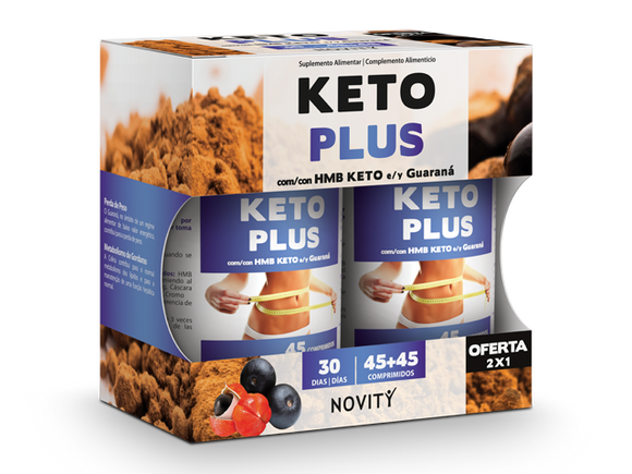 Keto Plus 45+45 Comprimidos - Novity - Crisdietética