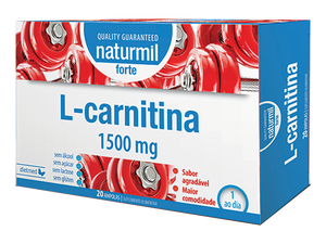 L-Carnitine Forte 20 Ampoules - Naturmil - Crisdietética