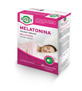 Melatonin 60 Capsules - Sovex - Crisdietética