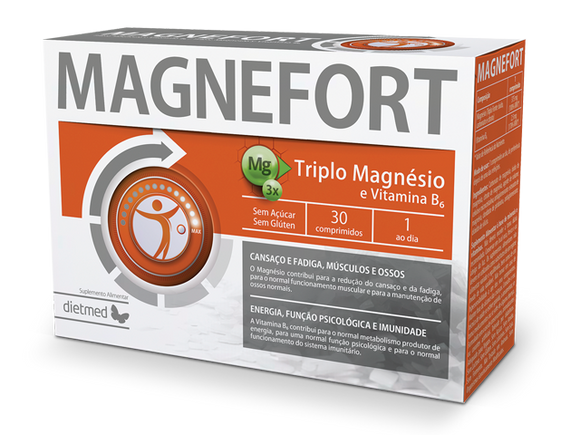 Magnefort 30 Comprimidos - Dietmed - Crisdietética