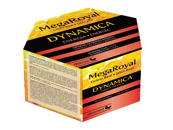 Mega Royal Dynamica 20 Ampolas - Dietmed - Crisdietética