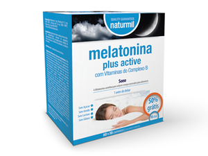 Melatonin Plus Active 1,95mg 90 Tablets - Naturmil - Crisdietética