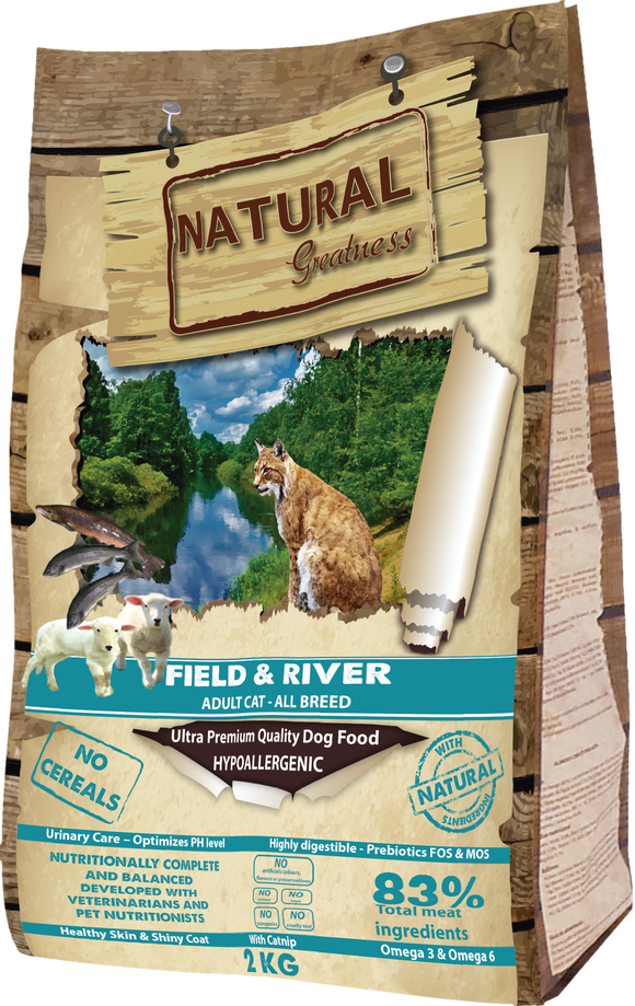 Natural Greatness Cat Field & River 2kg - Crisdietética