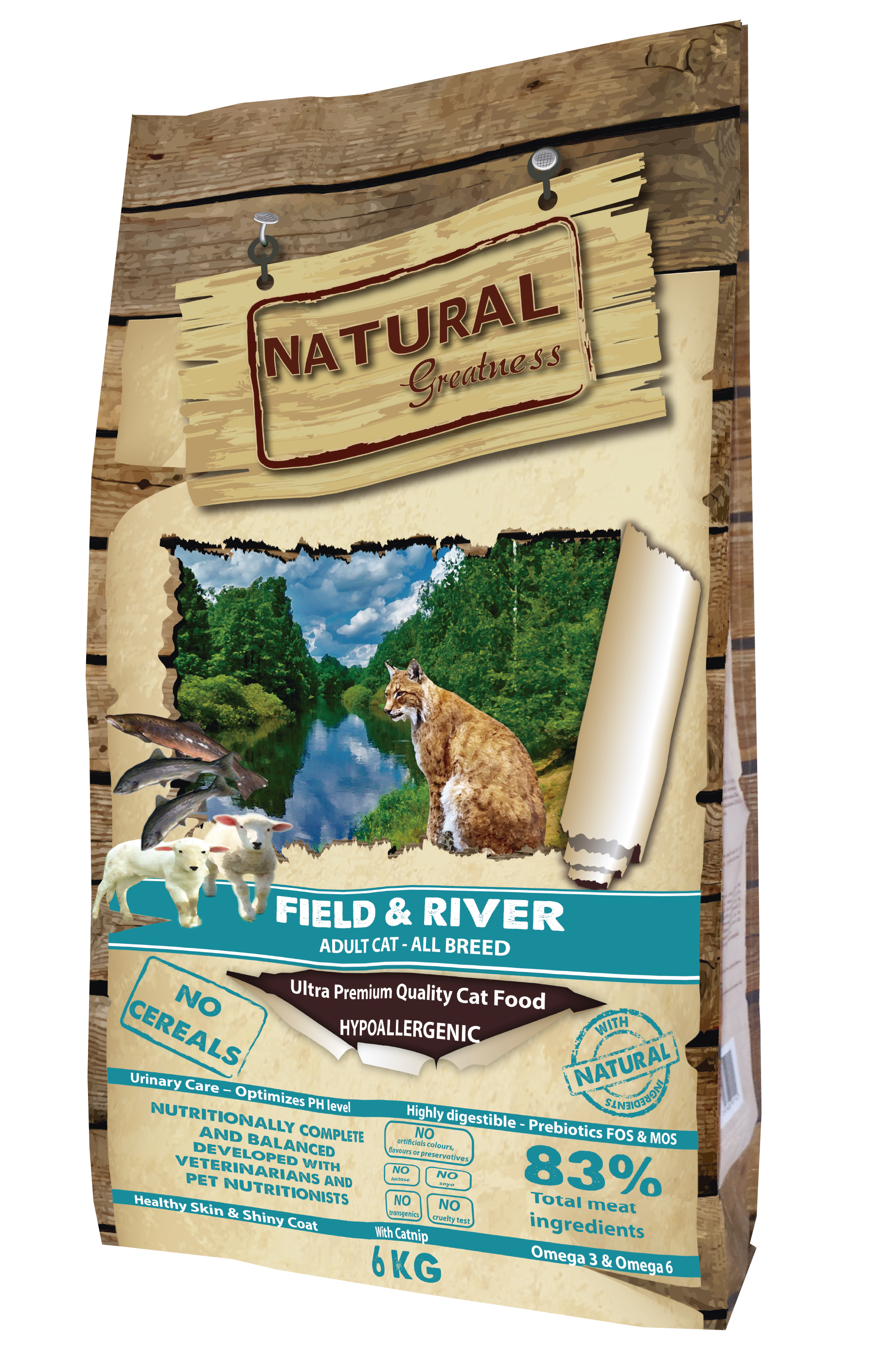 Natural Greatness Cat Field & River 6kg - Chrysdietetic