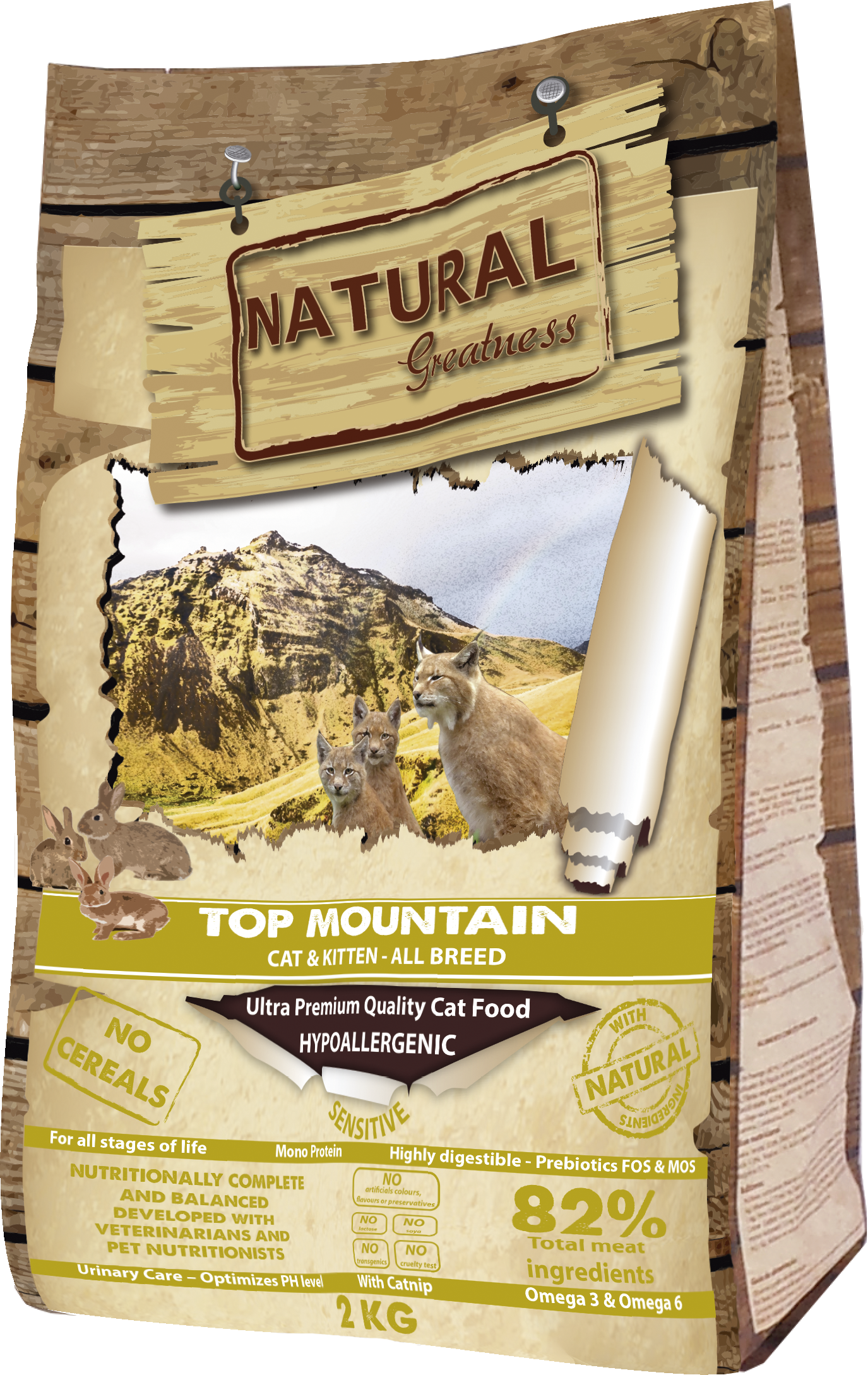 Natural Greatness Cat Top Mountain 2 kg - Chrysdietetic