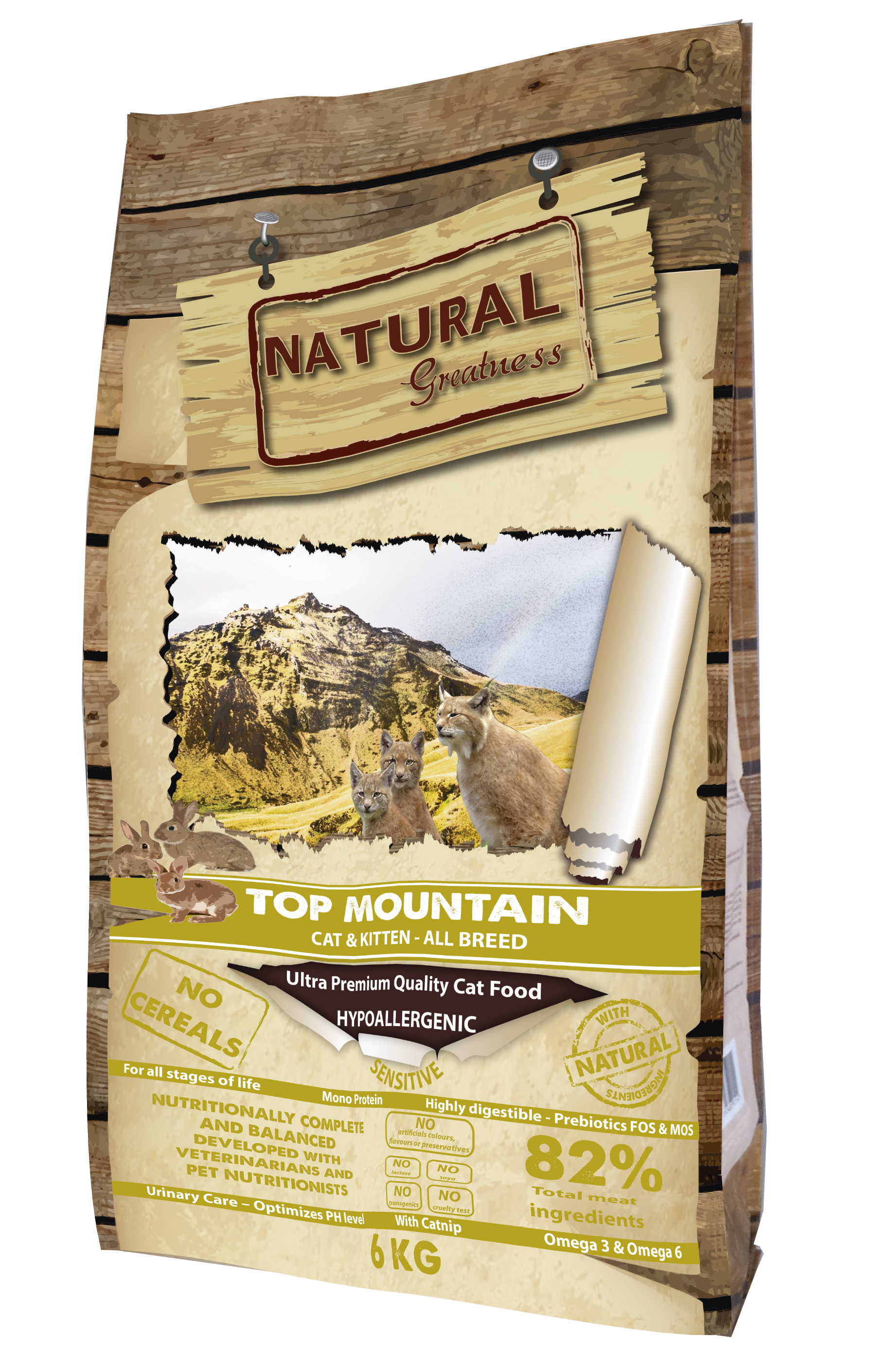Natural Greatness Cat Top Mountain 6 kg - Chrysdietetic