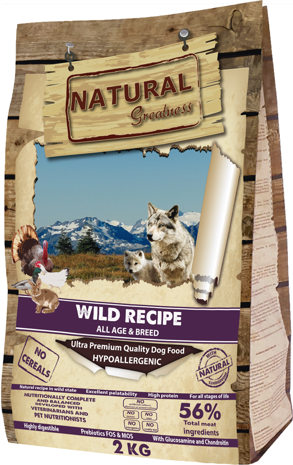 Natural Greatness Chien Sauvage 2kg - Chrysdietetic