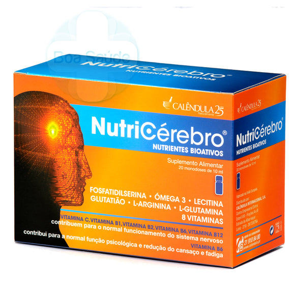 Nutricérebro 20 monodoses - Calendula - Crisdietética