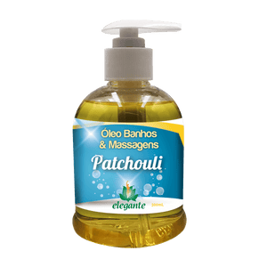 Bath and Massage Oil Patchouli 300ml - Elegant - Chrysdietetic