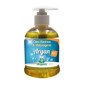 Bath and Massage Oil Argan 10% 300ml - Elegant - Chrysdietetic