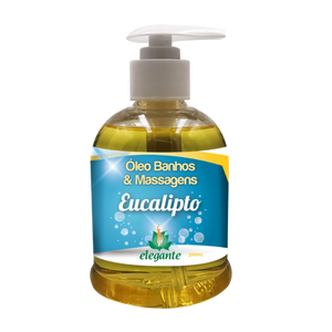 300ml Eucalyptus Bath and Massage Oil - Elegant - Chrysdietetic