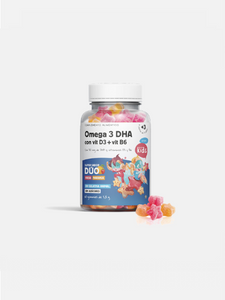 Omega 3 DHA mit Vitamin D3 + B6 60 Fruchtgummis - Herbora - Crisdietética