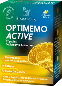 Optimemo Active 30 Capsules - Bioceutica - Crisdietética
