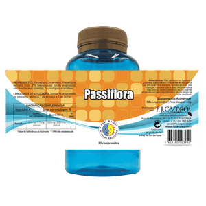 Passiflora 90 Tablets - Pure Nature - Crisdietética