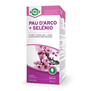 Pau D 'Arco + Selenium 500ml - Sovex - Crisdietética