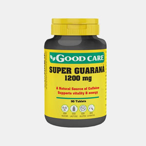 Super Guaraná 1200mg 90 tablets - Good Care - Crisdietética