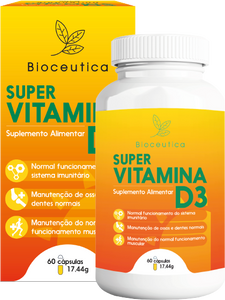 Super Vitamin D3 60 Kapseln - Bioceutica - Crisdietética