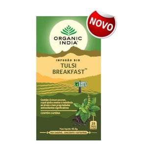 Infusión Tulsi Breakfast 25 Sobres - Organic India - Crisdietética