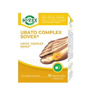 Urato complejo 30 cápsulas - Sovex - Crisdietetic