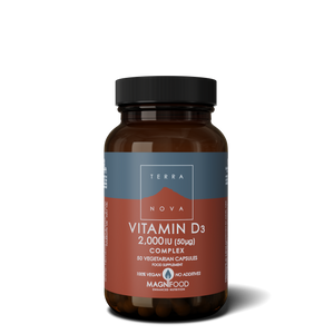 Vitamina D3 2000IU Complex 50mcg 50 Cápsulas - Terra Nova - Chrysdietetic
