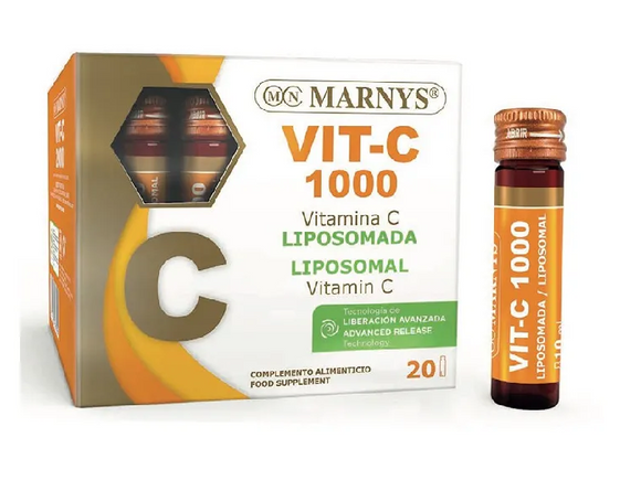 MARNY'S VITAMINA C 1000 - 20 AMPOLAS - Crisdietética