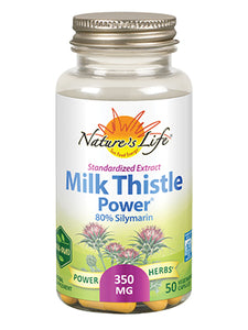 Milk Thistle Extract 350mg 50 Cápsulas - Nature´s Life - Crisdietética