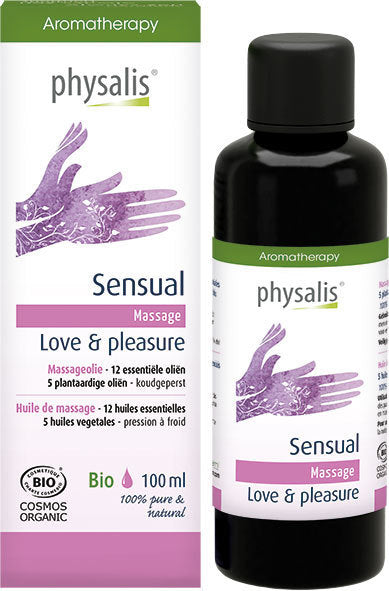 Óleo de massagem Sensual 100ml - Physalis - Crisdietética