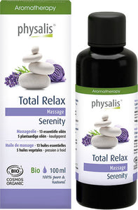 Total Relax massage oil 100ml - Physalis - Crisdietética