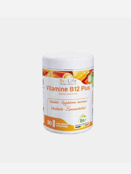 Vitamina B12 Plus 90 Cápsulas - Be-Life - Crisdietética