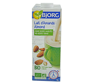 Mandelgetränk ohne Bio-Zucker 1L - Bjorg - Crisdietética