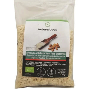 Organic Grated Almond 200g - Naturefoods - Crisdietética