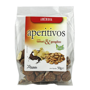 Almonds with Tamari and Ginger Bio 50g - Provida - Crisdietética