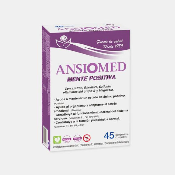 Ansiomed Mente Positiva 45 Cápsulas - Bioserum - Crisdietética